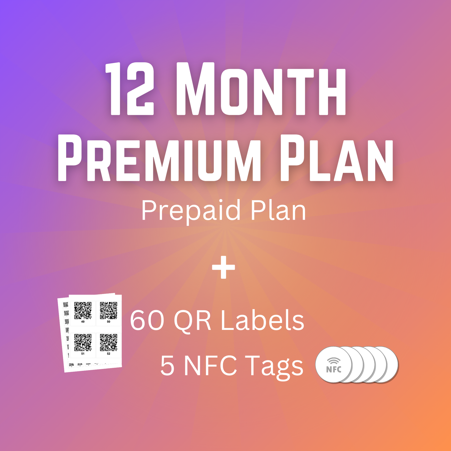 Limited Time 25% Off - 1 Year Binly Premium + 60 Labels + 5 NFC Tags