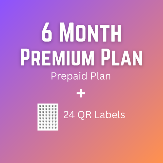 6 Month Binly Premium + 24 Labels