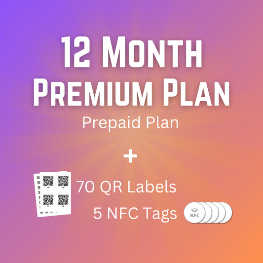 Limited Time 25% Off - 1 Year Binly Premium + 70 Labels + 5 NFC Tags
